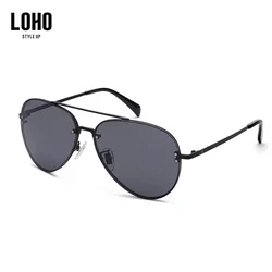 Loho Unisex naočare za sunce, Crne