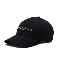Tommy Hilfiger Kapa s šiltom Th Established Cap AM0AM07352 Črna