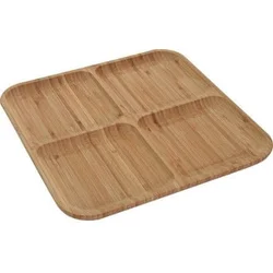 EXCELLENT Servirni pladenj KO-784230390 lesen 30 x 30 cm