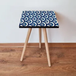 Hanah Home Klub sto Shp157, 35x42x35 cm, Plavi