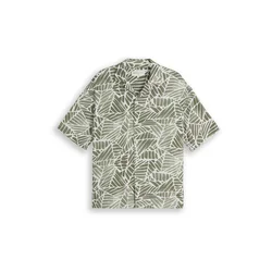 TOM TAILOR DENIM Srajca oliva/bela