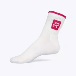 Rang Ženske čarape Classic middle chubby, Bele