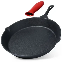shumee Litoželezna ponev za plinski indukcijski žar, kamin za pečico, plošča 30 cm
