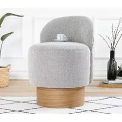 Atelier del Sofa Tabure 66cm Sivo
