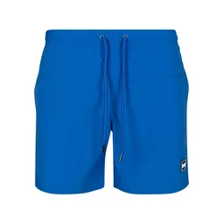 Urban Classics Kratke kopalne hlače, modra