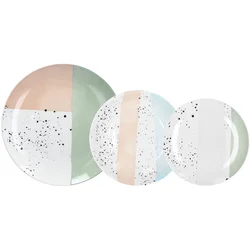 TOGNANA 18-delni set krožnikov Moon Pastel, 3438163