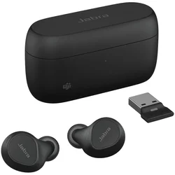JABRA EVOLVE2 Buds UC, Cradle USB-A UC, Link 380 BT adapter USB-A UC, 30 cm USB-C to USB-A cable, Ear gels, wireless charging pad warranty