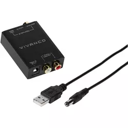 VIVANCO Digitalno-analogni pretvornik 46143 Audio digitalno-analog.