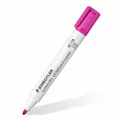 MARKER ZA BIJELU PLOČU 2MM RECIKLIRANI LUMOCOLOR STAEDTLER 351-20 ROZI