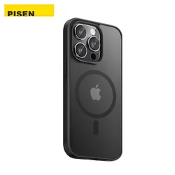 Pisen Maska za mobilni telefon iPhone 15 Pro Max, Crna