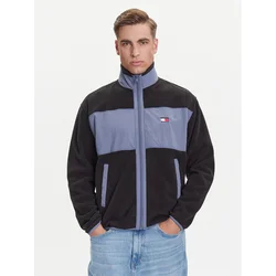 Tommy Jeans Flis DM0DM21906 Črna Relaxed Fit