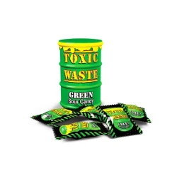 Toxic waste Tvrda kisela bombona, 42g, Zelena