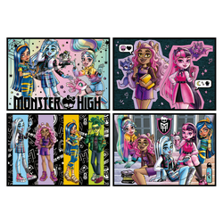 Puzzle Multi 4 Monster High Educa 50-80-100-150 dielov od 5 rokov EDU19706