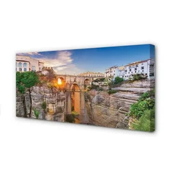 tulup.si Slika na platnu Španija bridge sunset 120x60 cm