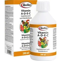 Quiko Vitamin A-D-E-C za hišne ptice - 200 ml