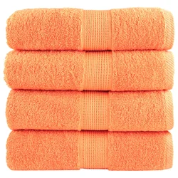 Premium ručnici za pranje SOLUND 4 kom. narančaste 30x30 cm 600 g/m2