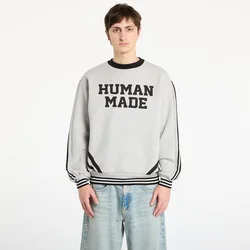 Mikina HUMAN MADE Elbow Patch Sweatshirt UNISEX Gray S