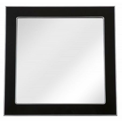 Ogledalo za kopalnico Beatrice-80 cm črno krom