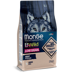 Monge BWild Low Grain Dog All Breeds Adult Goose - 12 kg