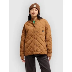 Quiksilver Shining Quilted Jacket rawhide