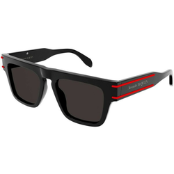 Alexander McQueen AM0397S 003 ONE SIZE (52) Črna/Siva