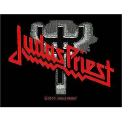 Judas Priest Logo/Fork Našitek za šivanje 100 x 50 mm