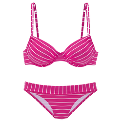 VIVANCE Bikini  roza / bela