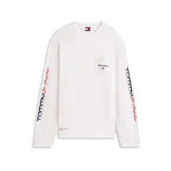 Tommy Jeans Majica LA kraljevo modra/rdeča/črna/bela
