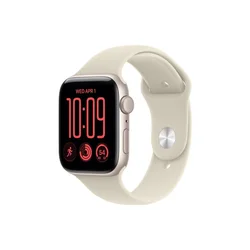 APPLE Watch SE 3 GPS 44mm Starlight Aluminium Case with Sand Sport Band - S/M (MJL34RK/A)