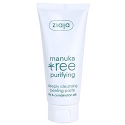 Ziaja Manuka Tree Purifying piling pasta za čišćenje za normalno i masno lice (Deeply Cleansing Peeling Paste) 75 ml