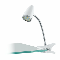 Eglo Riccio 1 stona lampa/1, s kvač, led, gu10, 3w, 240lm, bela /hrom