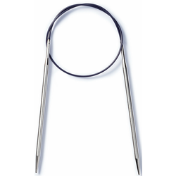 PRYM Circular Knitting Needles Brass 80cm / 3mm Silver