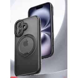 Pisen Maska za mobilni telefon iPhone 16, Crna