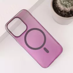 Maska Transparent Mag Case za iPhone 14 Pro ljubicasta