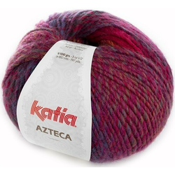 Katia Azteca 7847 Maroon/Dark Fuchsia/Blue