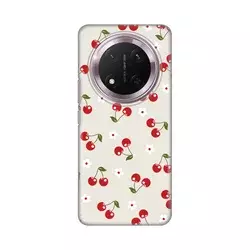 Silikonska maska za Honor Magic 7 Lite Print Cherry and Flowers