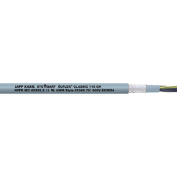 LappKabel Krmilni kabel ÖLFLEX® CLASSIC 110 CH 4x1 mm sive barve LappKabel 10035059 500 m
