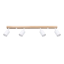 Sollux SL.1289 - Spot lampa VERDO 4xGU10/10W/230V bela