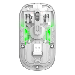 MARVO M808W TRANSPARENT Gejmerski miš, Wireless, Providni