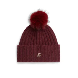 TOMMY HILFIGER Kape rubin rdeča