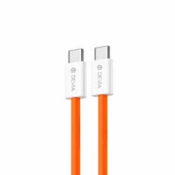 USB-C / USB-C kabel Smart, PD 60W, 1m, oranžen, Devia