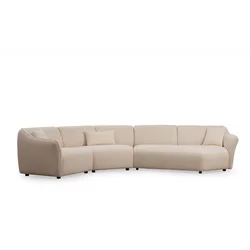 Atelier del Sofa Mentis Corner 5 (L1+Cx+2Xr) Ugaona garnitura, Krem