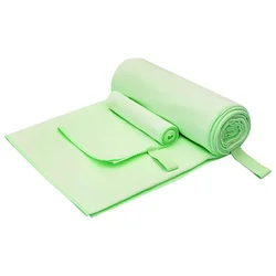 Set sportskih ručnika 2 pcs Zelena tkanina