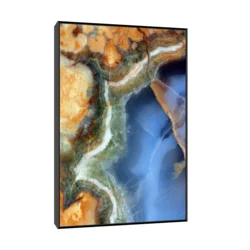 Canvas Slika na platnu Ahat Fruška gora, Sa ramom, 50 x 75 cm, Crni
