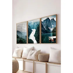 Ç-300711 - 3040 set dekorativnih slika u više boja (3 komada)