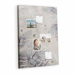 tulup.si Plošča iz plute Palm listi 70x100 cm Kovinski zatiči