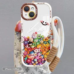 Yingkaida Maska za mobilni telefon IPhone 14 Plus, Bela