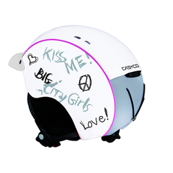 CASCO otroška smučarska čelada Mini Pro, white