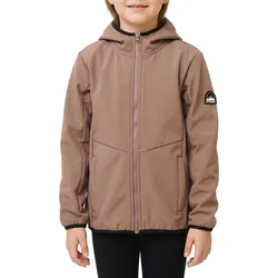Copperminer softshell jakna Viva za devojčice, braon