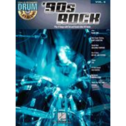 PLAY 90S ROCK DRUM ALONG +CD VOL.6